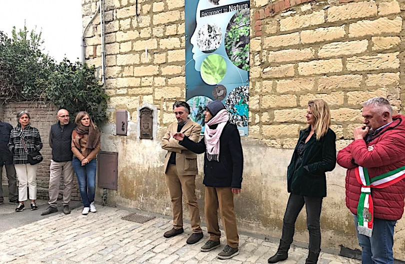 Inaugurata una nuova installazione artistica a Moleto